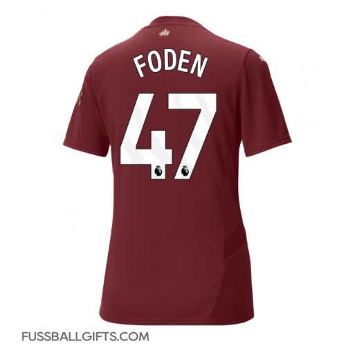 Manchester City Phil Foden #47 Fußballbekleidung 3rd trikot Damen 2024-25 Kurzarm